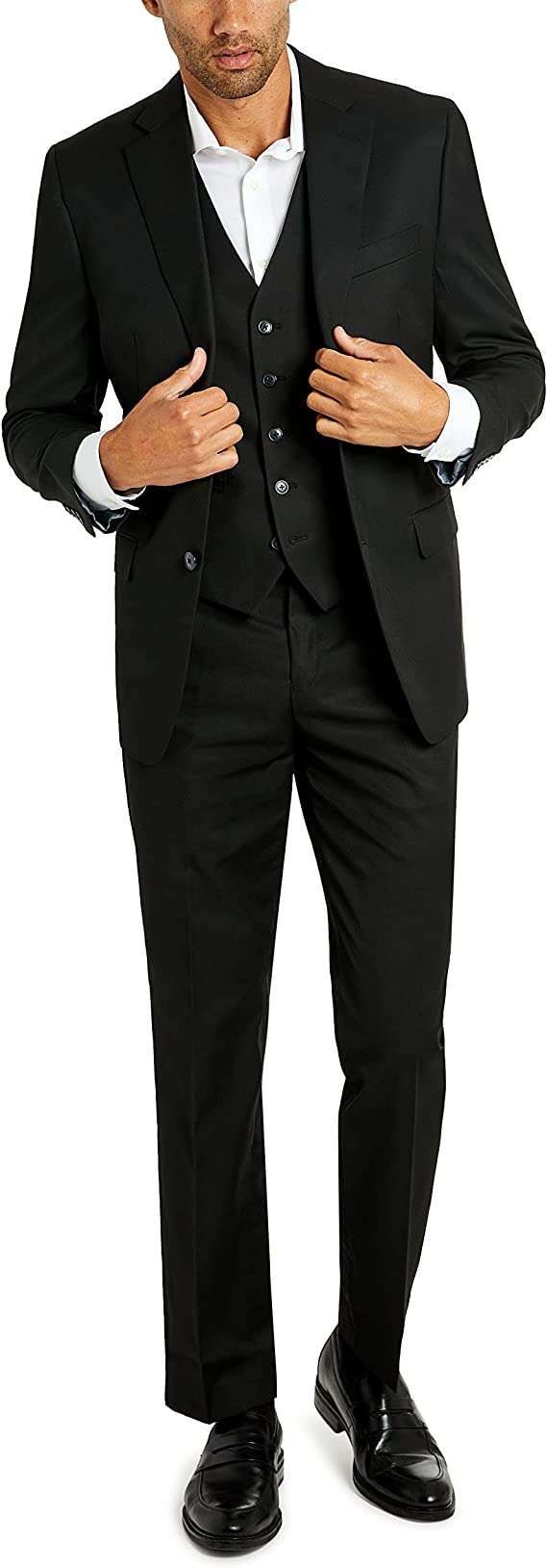 All black suit men:
